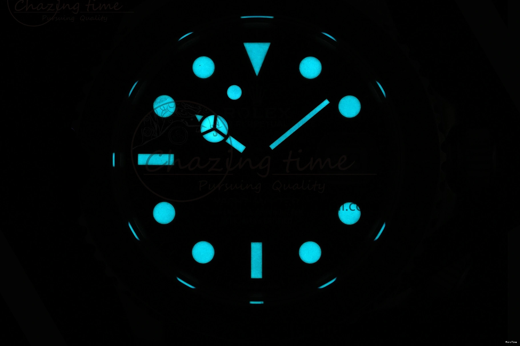 MiroTime 0508 Yacht-Master 116655 VSF 1:1 Best Edition Black Ceramic Bezel on Oysterflex Rubber Strap VS Practical 2096